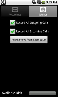 Call Recorder PRO android App screenshot 0